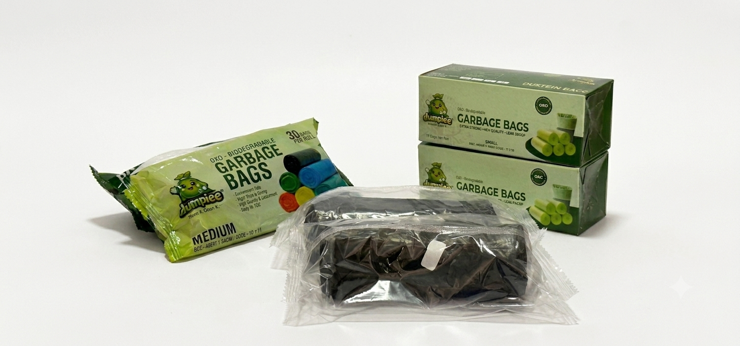 Dumpiee garbage bag packaging